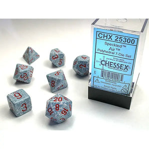 Chessex Dice: 7-Die RPG Set - Speckled: Air 