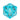 Foam Brain 55mm Titan D20 - Sharp Edge Cyan Bubbles 