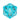 Foam Brain 55mm Titan D20 - Sharp Edge Cyan Bubbles 