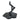 Bandai 1/144 Gundam Action Base 5 Black Display Stand 