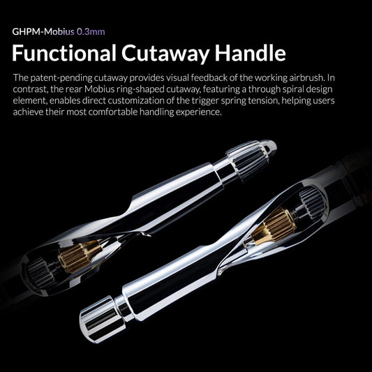 Gaahleri Airbrush: Premium Series GHPM-Mobius 0.3mm 