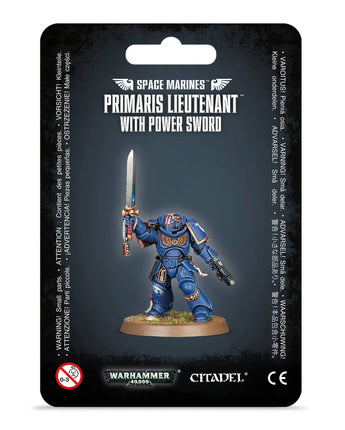 Space Marines Lieutenant With Power Sword 