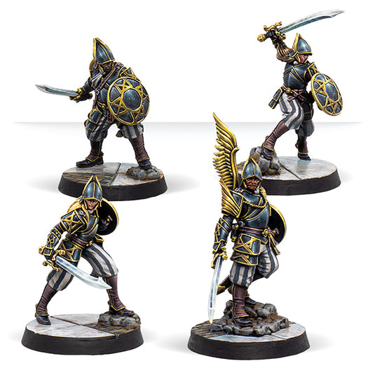 Warcrow: Hegemony - Black Legion Bucklermen