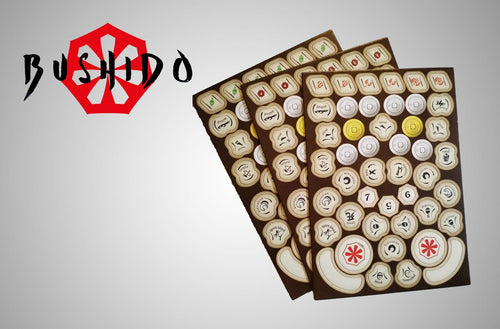 Bushido Accessories: Risen Sun Token set