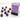 Chessex Dice: Gemini 12mm D6 (36) - Blue-Purple/Gold 