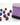 Chessex Dice: Gemini 12mm D6 (36) - Blue-Purple/Gold 