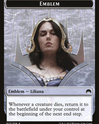 Emblem - Liliana, Defiant Necromancer