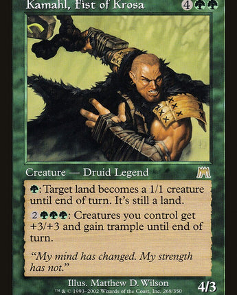 Kamahl, Fist of Krosa