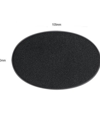 105x70mm Oval Beveled Base 