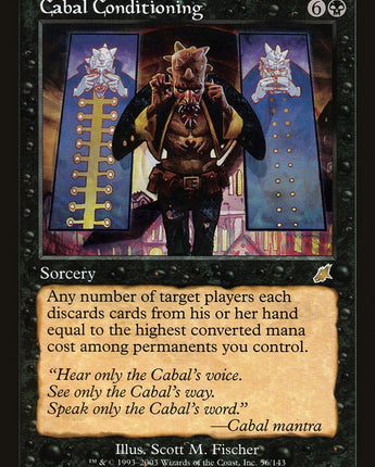 Cabal Conditioning
