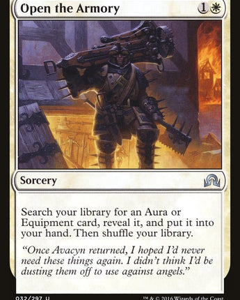 Open the Armory