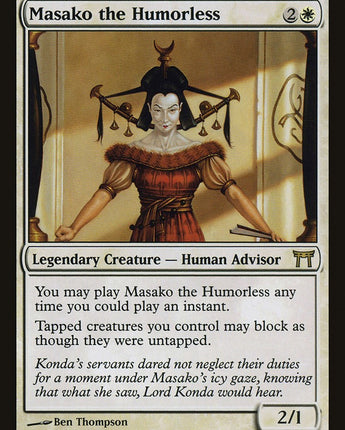 Masako the Humorless