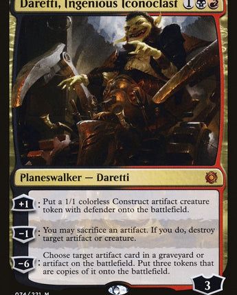 Daretti, Ingenious Iconoclast
