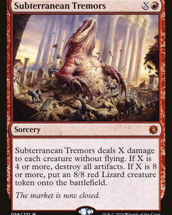 Subterranean Tremors