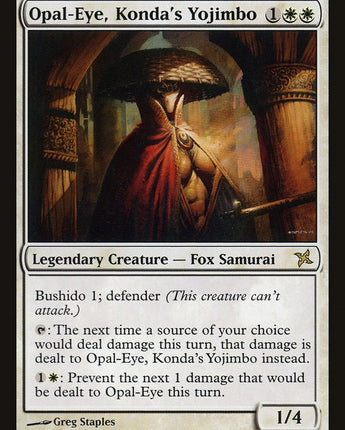 Opal-Eye, Konda's Yojimbo