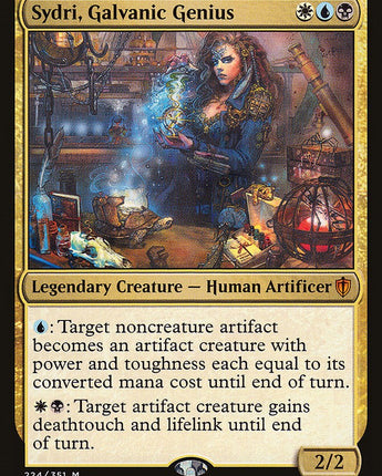 Sydri, Galvanic Genius