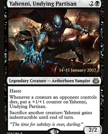 Yahenni, Undying Partisan