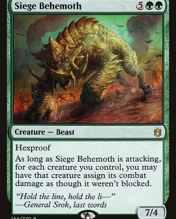 Siege Behemoth