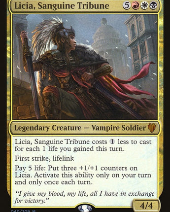 Licia, Sanguine Tribune