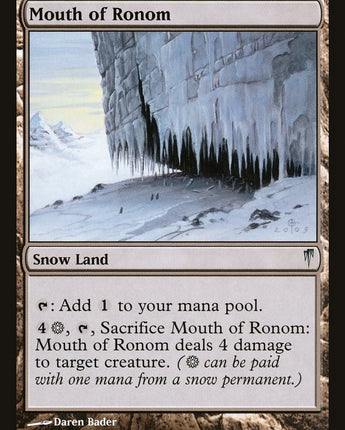 Mouth of Ronom
