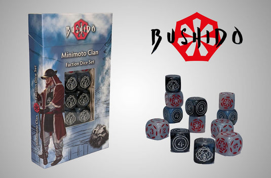 Bushido Minimoto: faction dice set