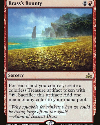 Brass's Bounty (Draft Weekend)