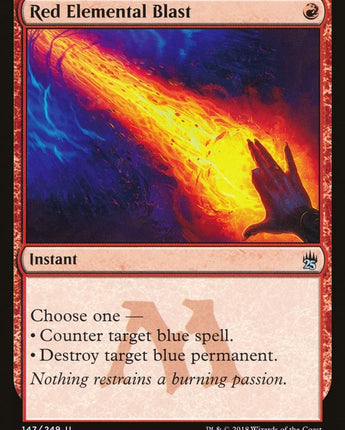 Red Elemental Blast