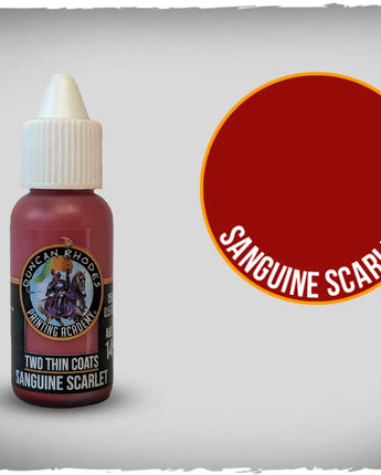 Two Thin Coats Sanguine Scarlet 