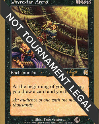 Phyrexian Arena - 2001 Tom van de Logt (APC) (SB)