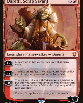 Daretti, Scrap Savant