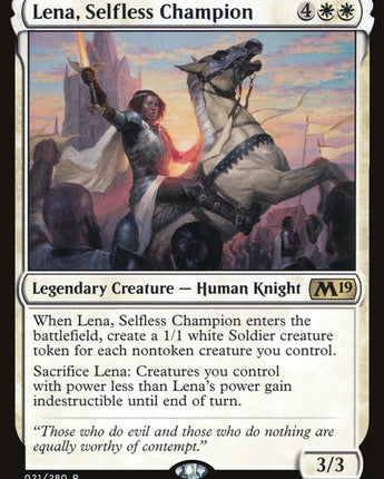 Lena, Selfless Champion