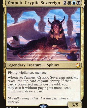 Yennett, Cryptic Sovereign