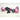 Chessex Dice: Mini 7-Die RPG Set - Gemini: Black-Pink/White 