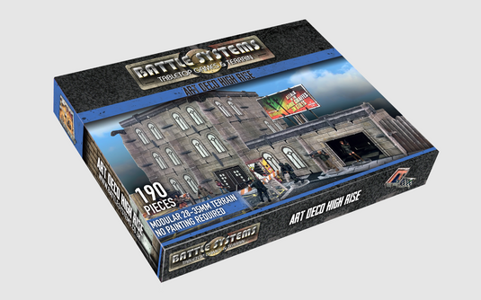 Battle Systems Terrain: Urban Art Deco High-Rise Core Set