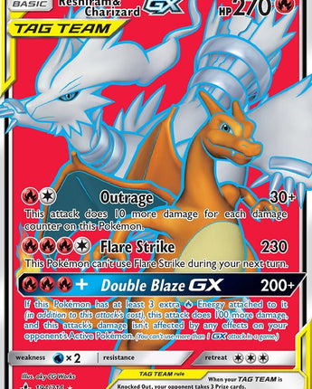 Reshiram & Charizard GX (Full Art)