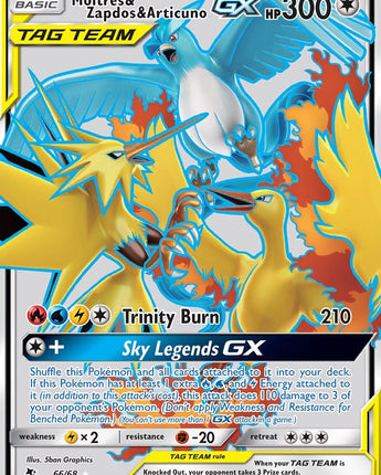 Moltres & Zapdos & Articuno GX (Full Art)