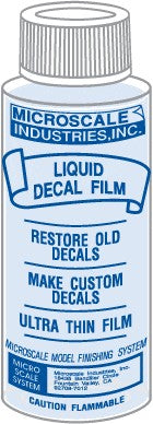 MicroScale Micro Liquid Decal Film 1oz Bottle 