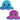 Reversible Octopus Plushie: Purple and Blue 