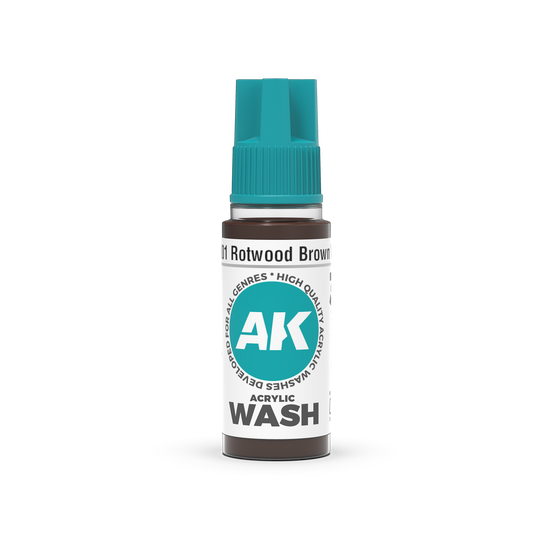 AKI Acrylic Wash: Rotwood Brown 