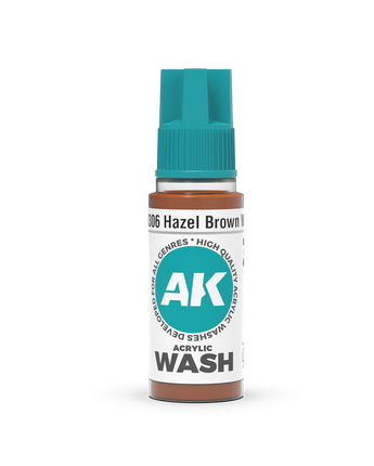 AKI Acrylic Wash: Hazel Brown 