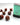 Chessex Dice: 7-Die RPG Set - Speckled: Strawberry 