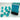 Chessex Dice: Translucent 12mm D6 (36) - Teal/White 