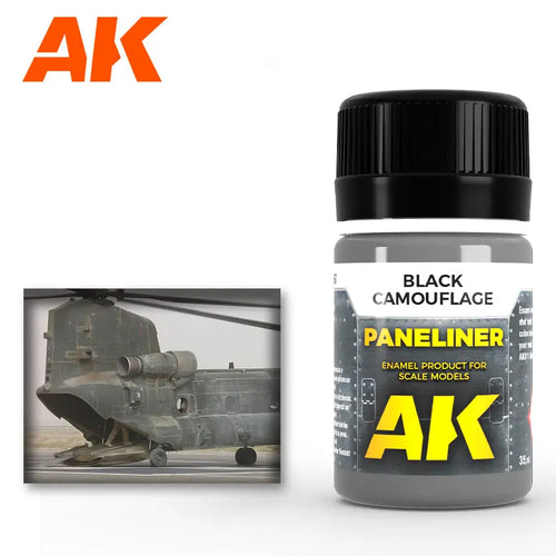 Panel Liner Black Camouflage Air Series Enamel Paint 35ml 