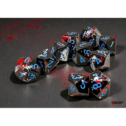 Chessex Dice: 10d10 Brush Dice: Dark Side 