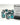 Chessex Dice: Gemini 16mm D6 (12) - Steel-Teal/White 