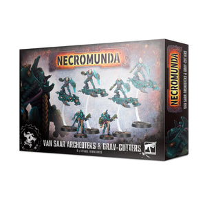 Necromunda Van Saar Archeoteks and Grav-Cutters 