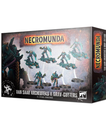 Necromunda Van Saar Archeoteks and Grav-Cutters 