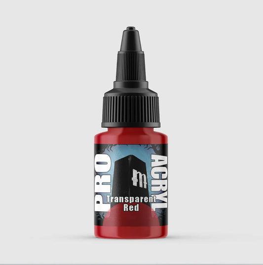 Pro Acryl: Transparent Red (22ml) 