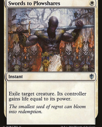 Swords to Plowshares (C16)