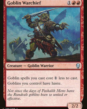 Goblin Warchief (DOM)
